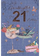 Lovely Granddaughter On Your 21st Birthday